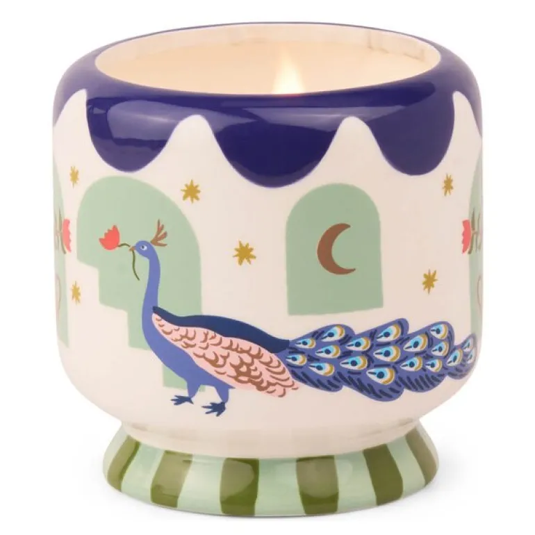 Adopo duftlys misted lime Peacock blå