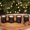 Advent gaveeske duftlys 18x6 cm mørk grå