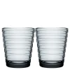 Aino Aalto glass 22 cl 2 stk grå