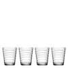 Aino Aalto glass 22 cl 4 stk klar