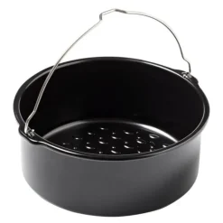 Airfryer ildfast form 20 cm svart