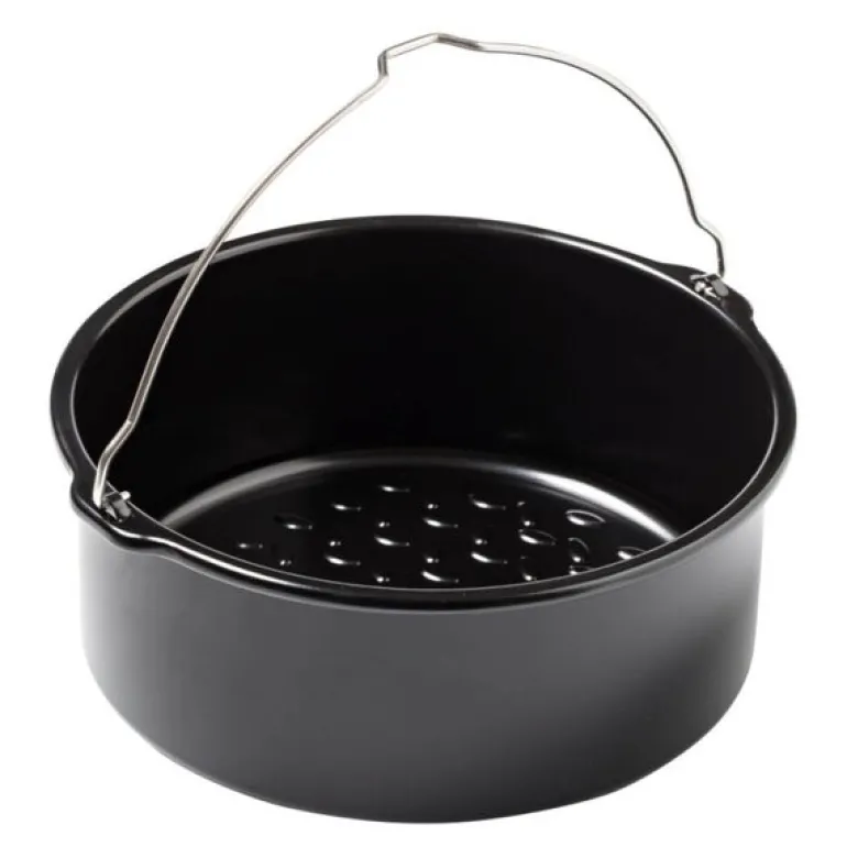 Airfryer ildfast form 20 cm svart