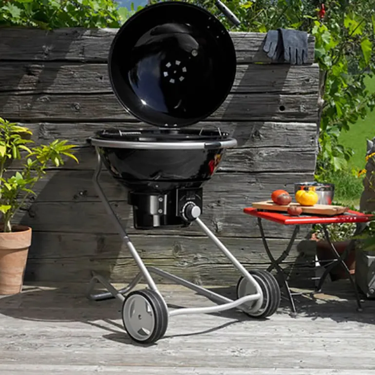 Air kullgrill F50 emaljert stål/svart