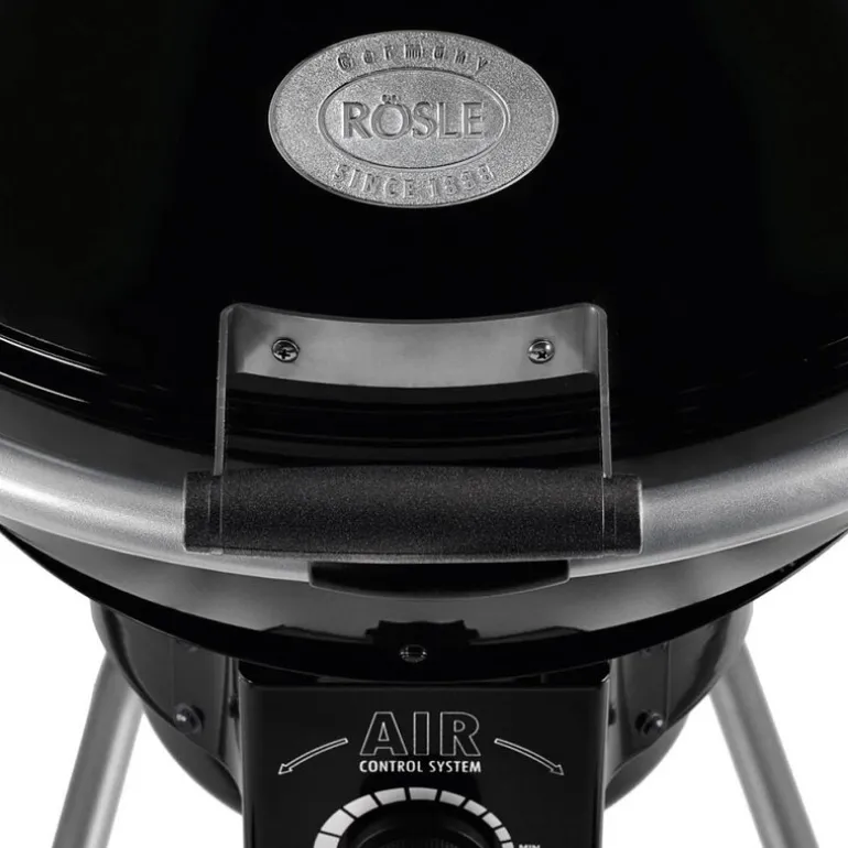 Air kullgrill F50 emaljert stål/svart