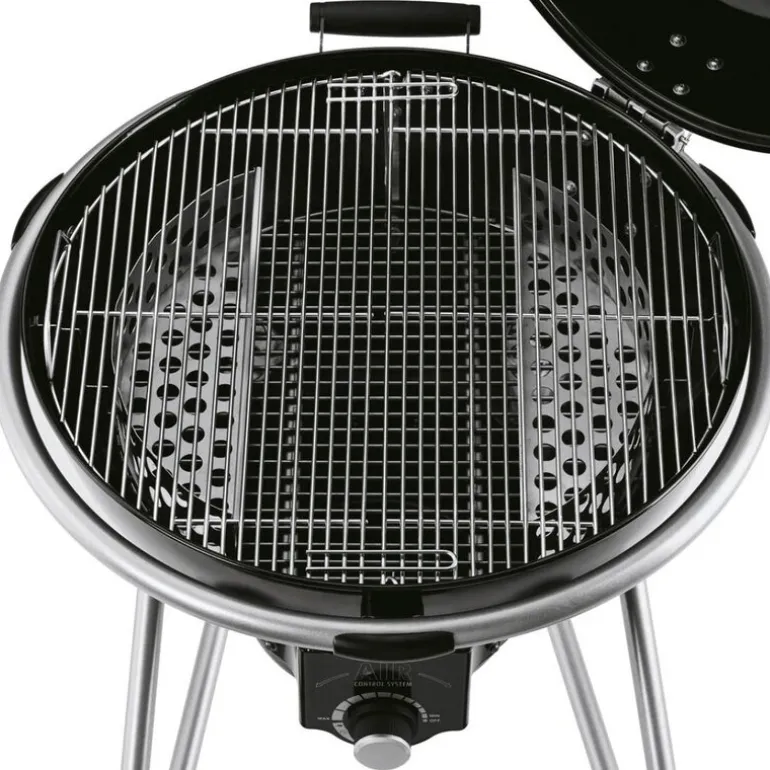 Air kullgrill F50 emaljert stål/svart