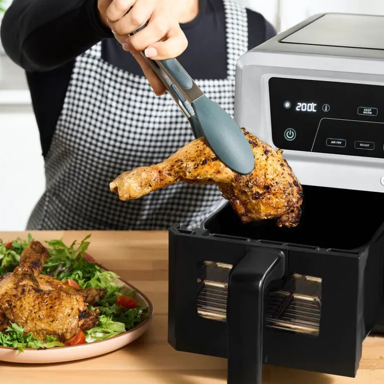 AirTwin airfryer AFD10XSSE 10,4L 2400W rustfritt stål