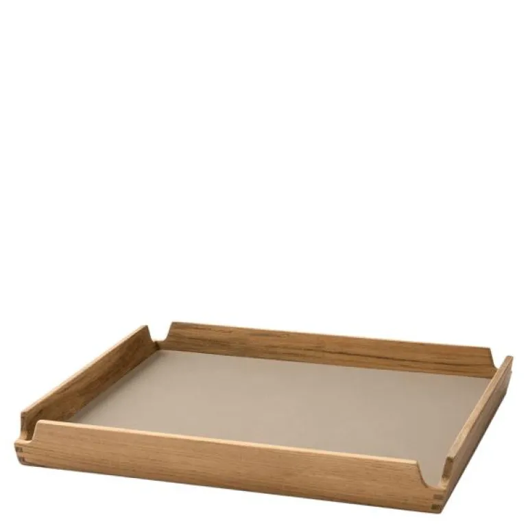 Airy teak brett small 30x30 cm nupo clay brown