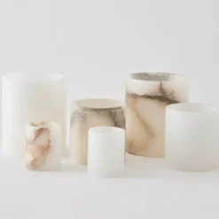 Alabaster telysholder XS 7,5 cm