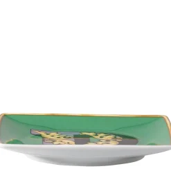Alphabet skål 12 cm kvadratisk D