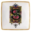 Alphabet skål 12 cm kvadratisk S