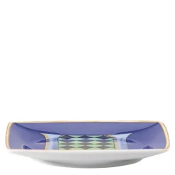 Alphabet skål 12 cm kvadratisk U