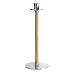 Alto Basso lysestake L 40 cm forniklet messing/eik