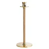 Alto Basso lysestake L 35 cm messing/eik