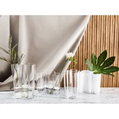 Alvar Aalto vase 16 cm hvit