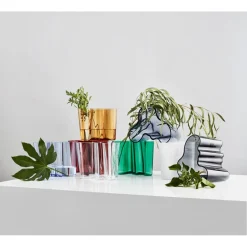 Alvar Aalto vase 16 cm mørk grå