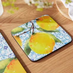 Amalfi glassbrikker 10,5 cm 6 stk lemons