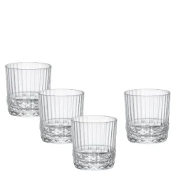 America whiskeyglass 4 stk 37 cl klar