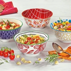 AMICI skål 85 cl 18 cm blomster