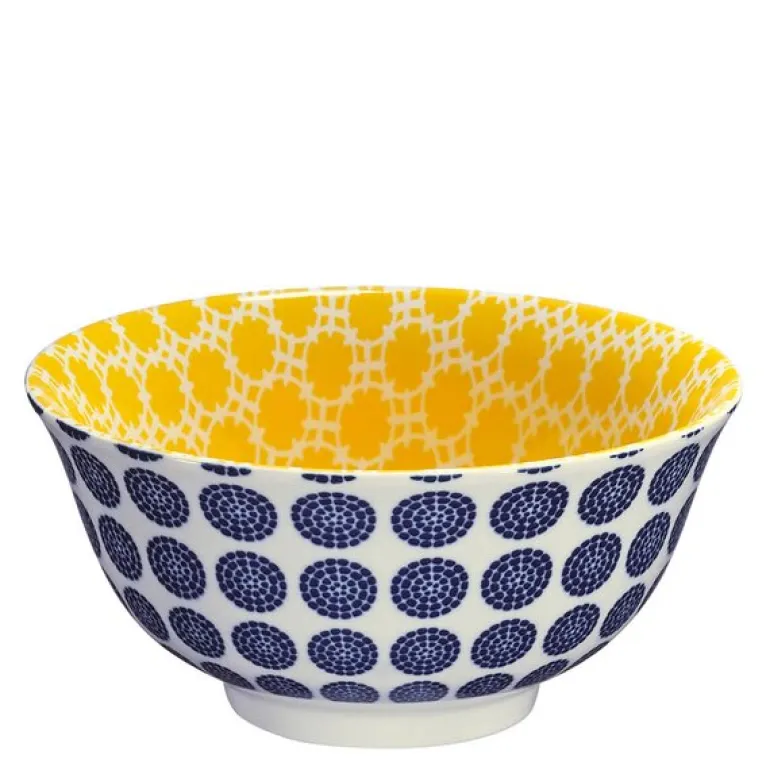 AMICI skål 85 cl 18 cm prikker