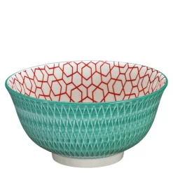AMICI skål 50 cl 15,5 cm rombe turkis