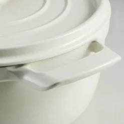 Ampezzo støpejernsgryte 3,7L white latte