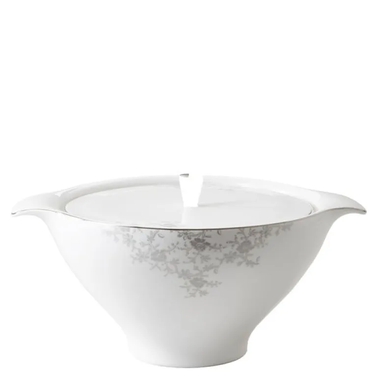 Angelina Platinum lokk til terrin 23 cm hvit