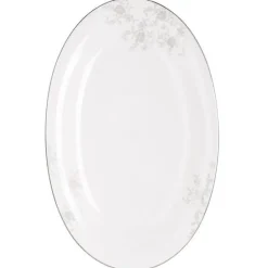 Angelina Platinum ovalt fat 33x21 cm