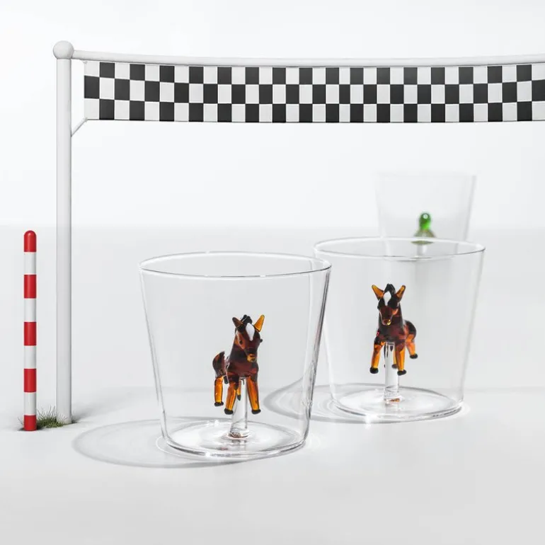 Animal Farm vannglass 35 cl hest