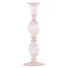 Anna lysestake 25 cm peach