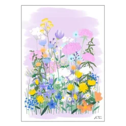 Anna Thomsen poster 50x70 cm field of flowers no2