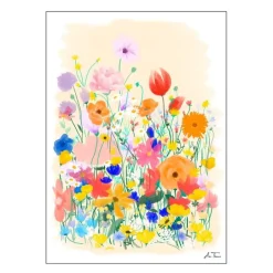 Anna Thomsen poster 50x70 cm field of flowers no1