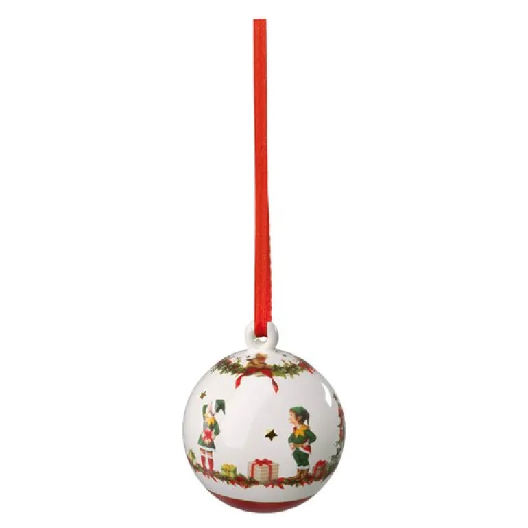 Annual Christmas julekule 2026 18x15 cm