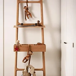 Apekatt teak/limba 20 cm