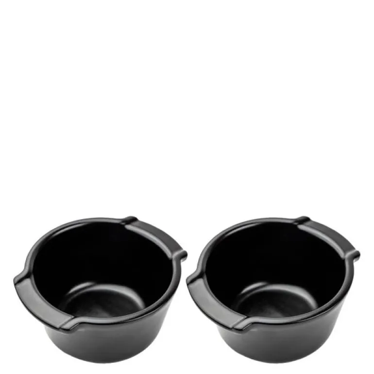Appolia duo ramekin 11 cm sateng svart