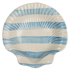 Armona tallerken 23,5 cm stripe lys blå/hvit