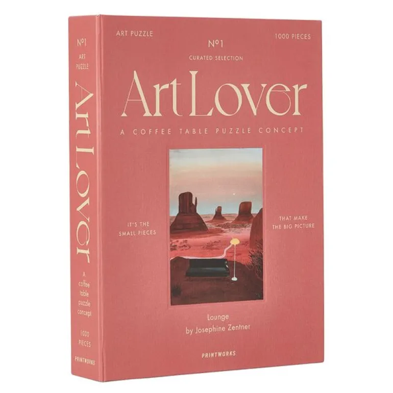 Art Lover Book puslespill lounge 1000