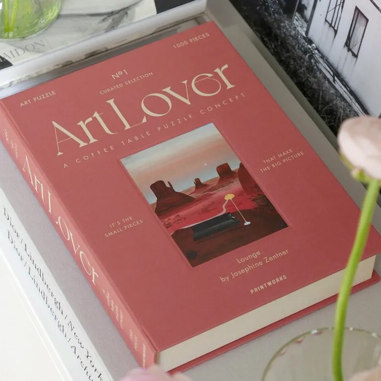Art Lover Book puslespill lounge 1000