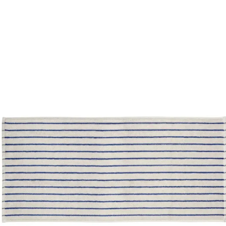 Arto håndhåndkle 100x50 cm beige/blå tynne striper