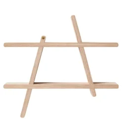 A-shelf hylle 52x9x46 cm eik