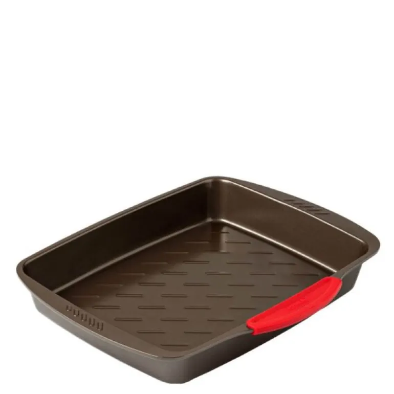 Asimetria ildfast form 27x35 cm mørk grå