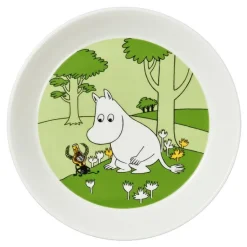 Asjett 19 cm Mummitrollet grønn