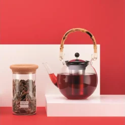 Assam tekanne med stålfilter 1L