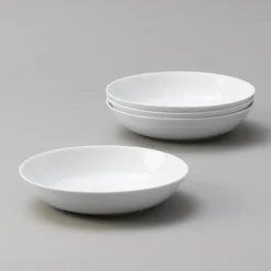 Atelier tallerken 21 cm 4 stk super white