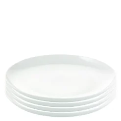 Atelier tallerken 25 cm 4 stk super white