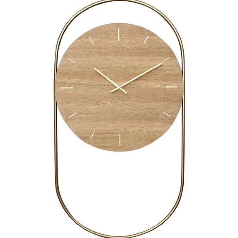 A-wall klokke i tre