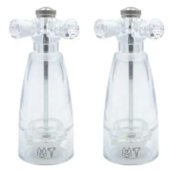 Axia salt- og pepperkvern 14,5 cm 2 deler akryl klar