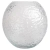 Babbly vase rund 27 cm klar