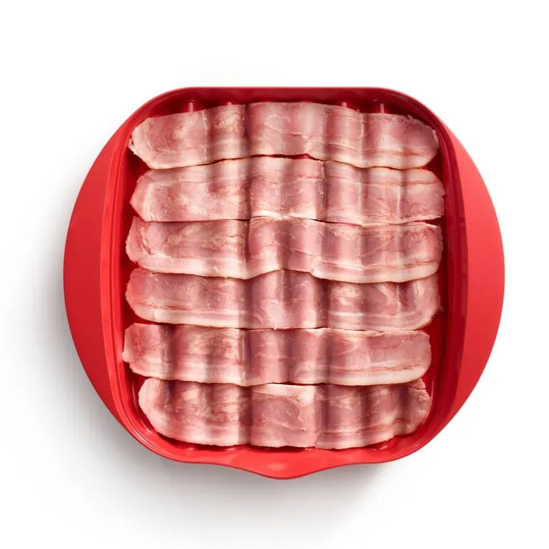 Baconform for tilberedning i mikrobølgeovn 30x28 cm