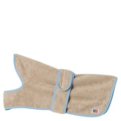 Badekåpe til hund 15-20 kg frotté beige