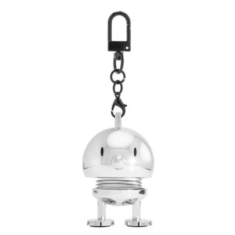 Bag charm 5,9 cm krom